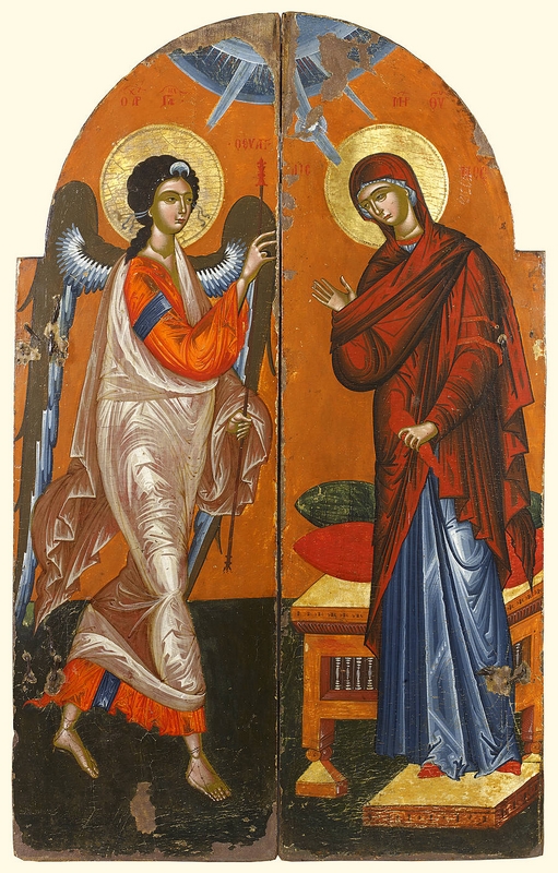 Ο Ευαγγελισμός της Θεοτόκου, έργο του Ονουφρίου, 16ος αι